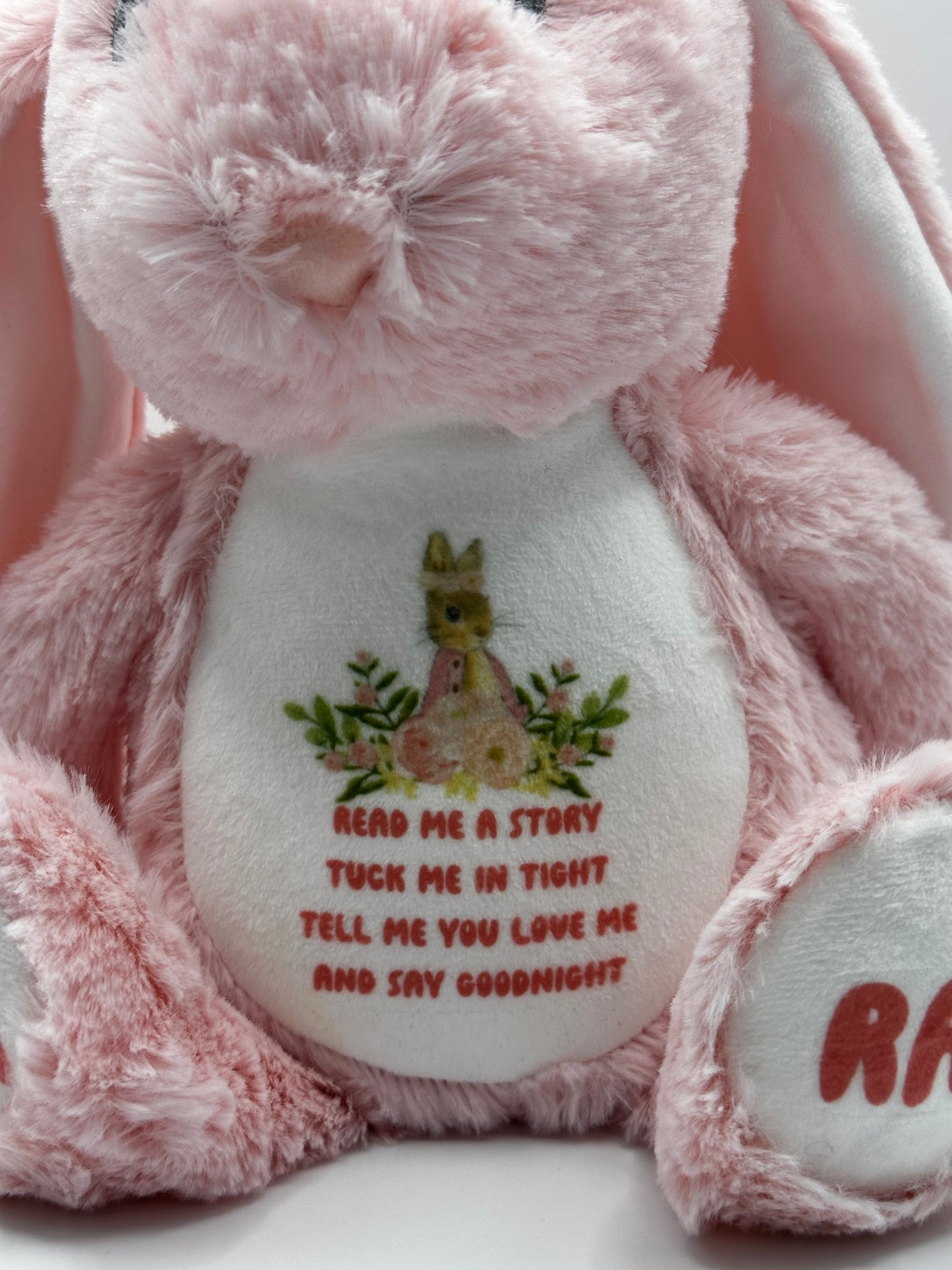 Personalised plush Rabbit