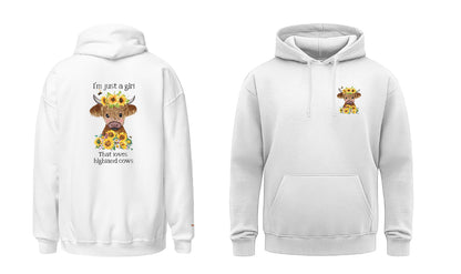 Highland cow hoodie