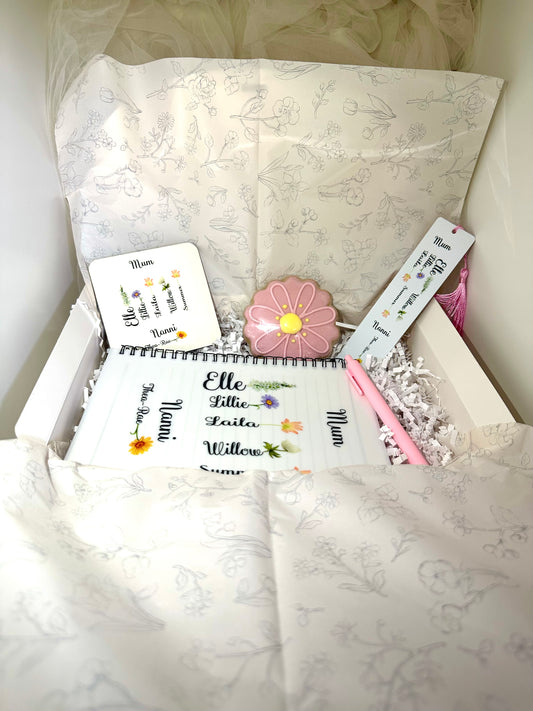 Mini Personalised notebook gift box