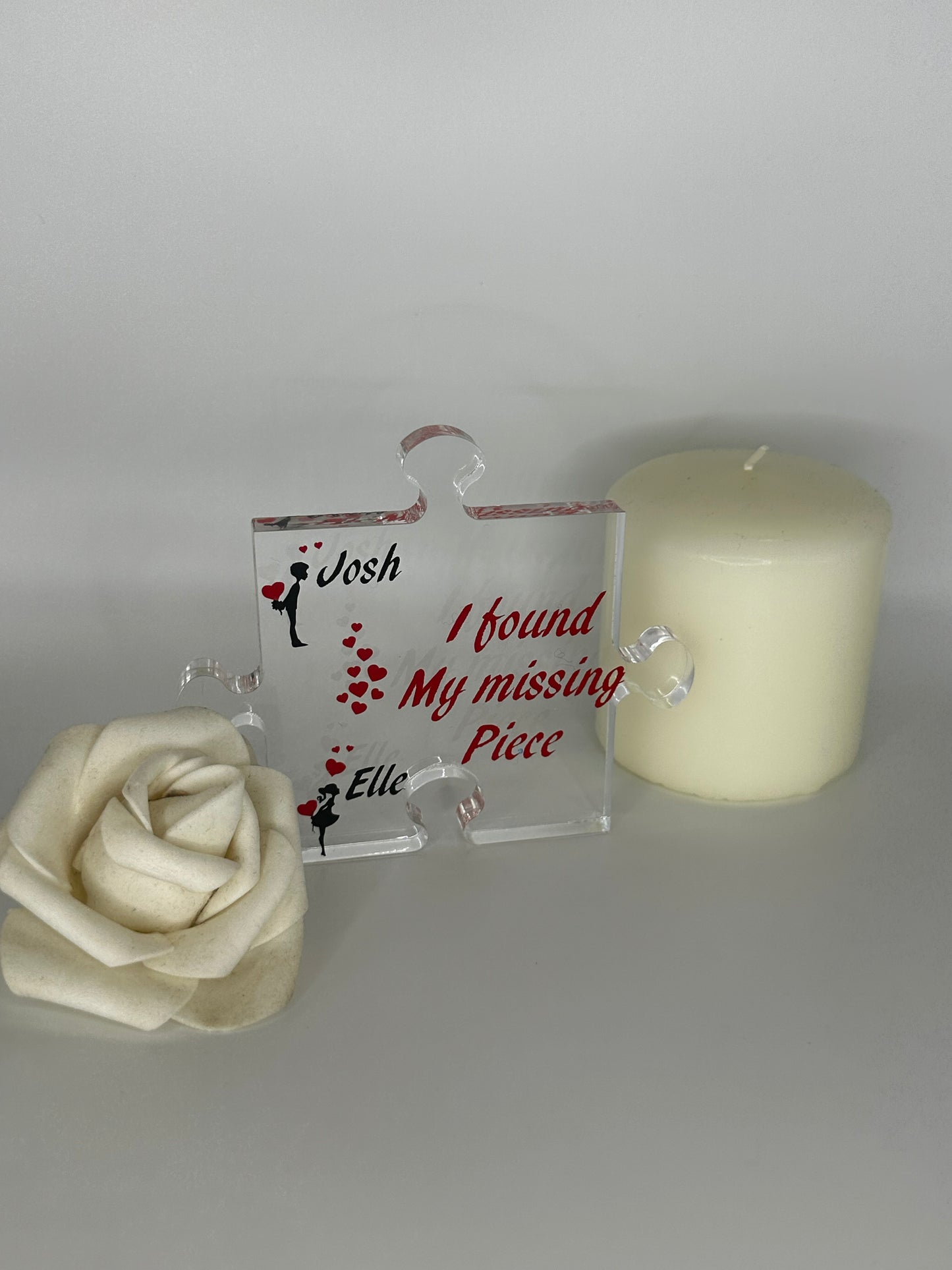 Acrylic free standing jigsaw